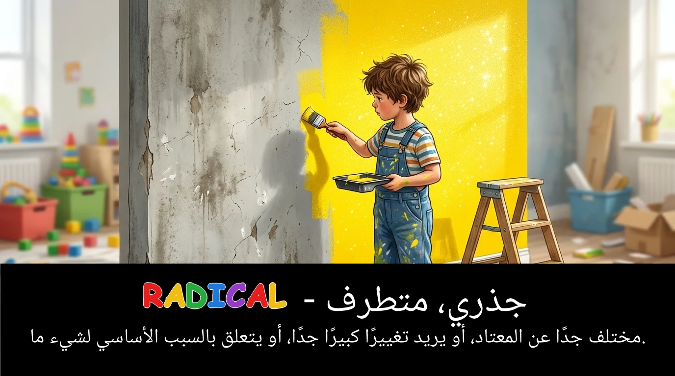 Arabic Illustration for radical